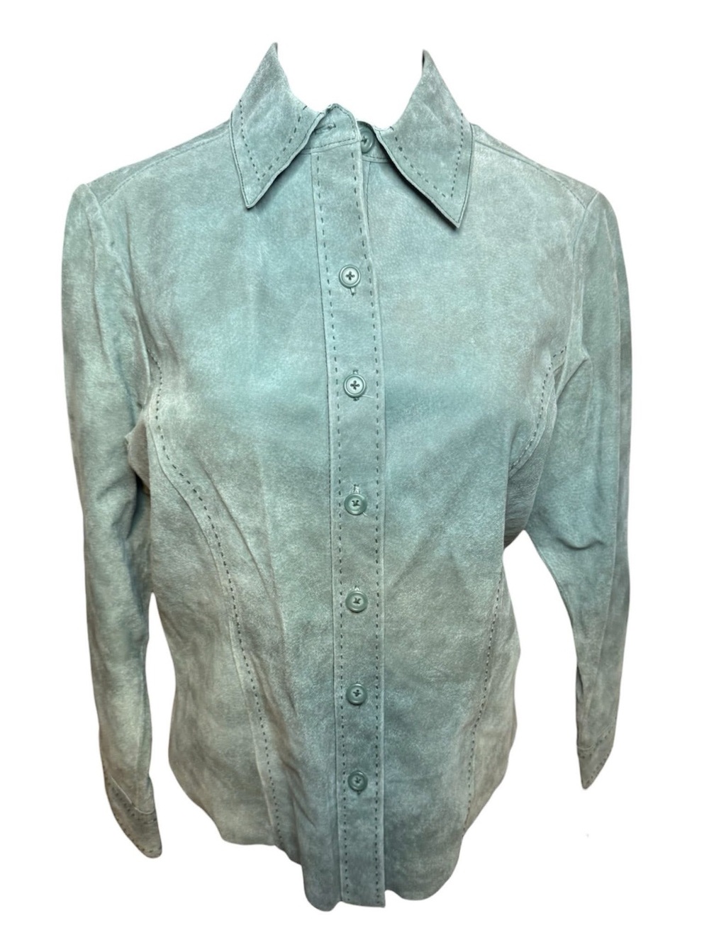 Cabela's Jungle Suede Shirt Jacket in Indian Teal